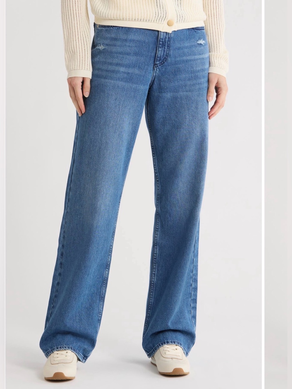 Rag & Bone Shannon High Waist Relaxed Straight Leg Jeanse